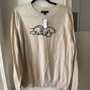 Banana republic dog sweat NWT